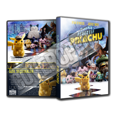 Pokémon Dedektif Pikachu 2019 V3 Türkçe Dvd Cover Tasarımı